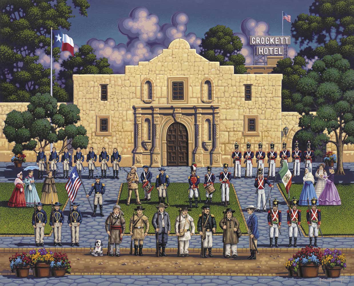 The Alamo Landmarks & Monuments Jigsaw Puzzle
