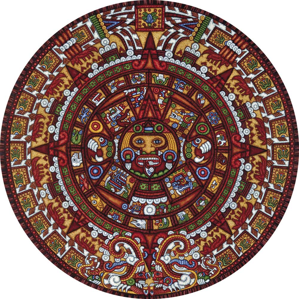 Aztec Calendar Cultural Art Jigsaw Puzzle