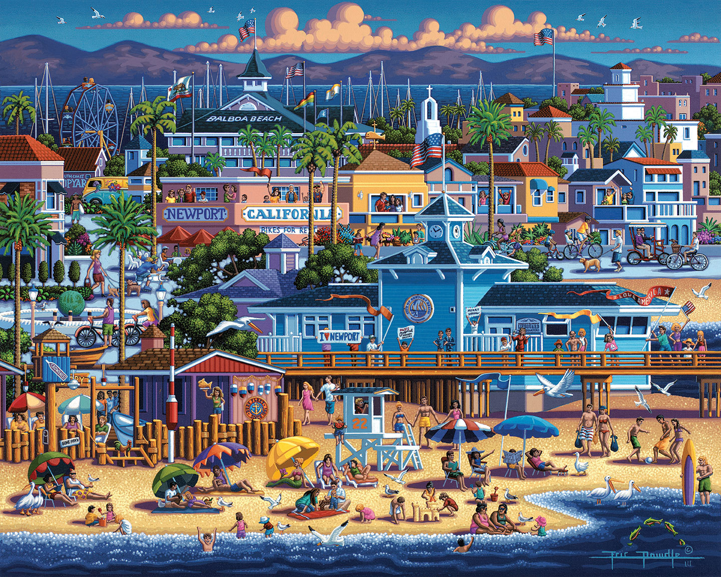 Newport Beach Travel Jigsaw Puzzle