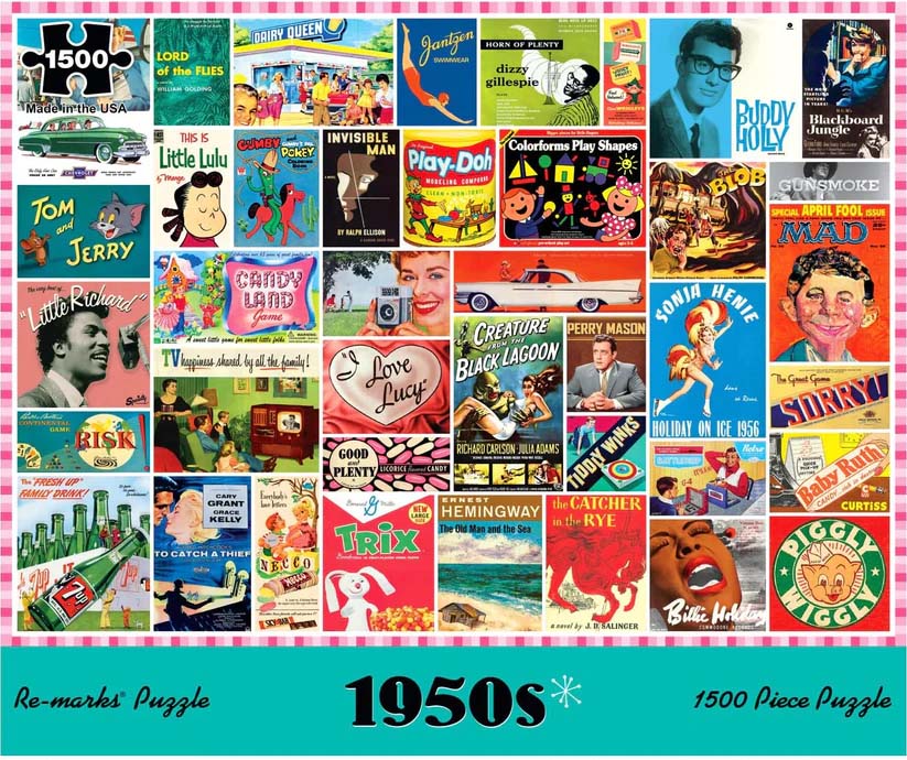 1500-Piece Puzzle: The 1950s, Board Games