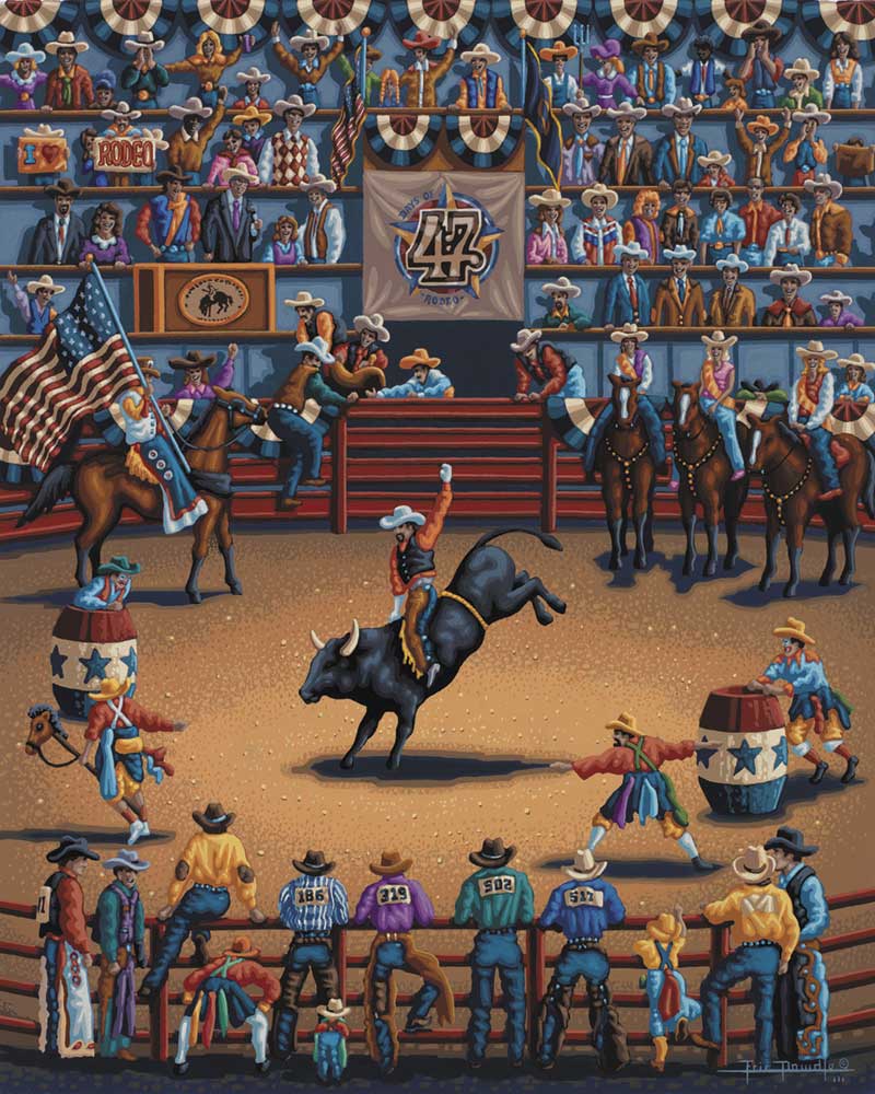 Rodeo Days Sports Jigsaw Puzzle