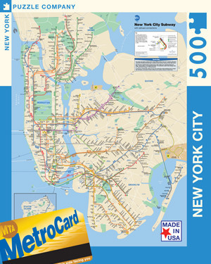 NYC Subway Maps & Geography Jigsaw Puzzle