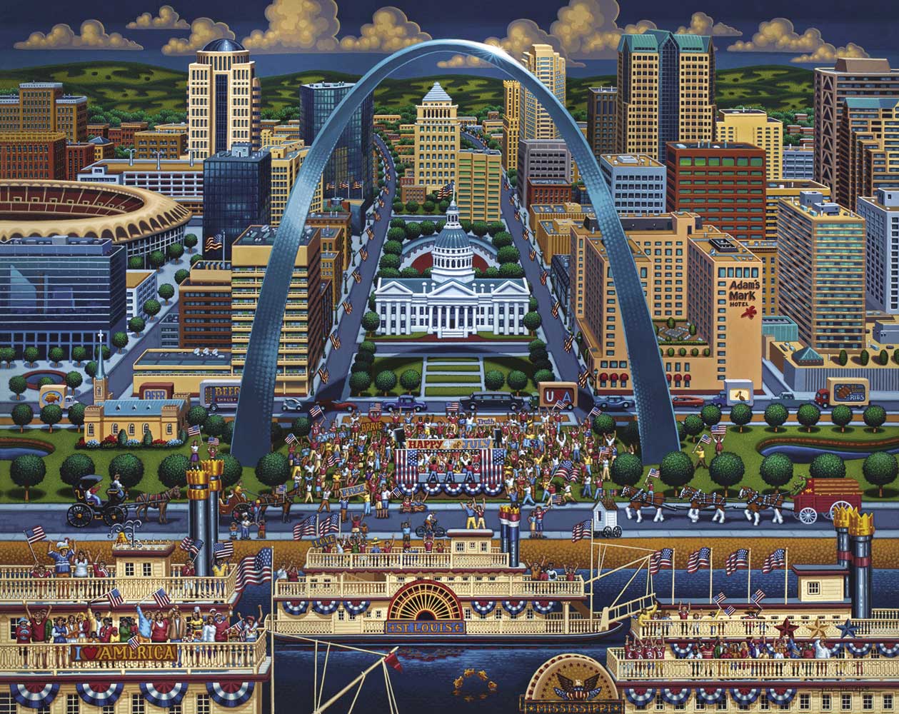 St. Louis Fourth of July Jigsaw Puzzle