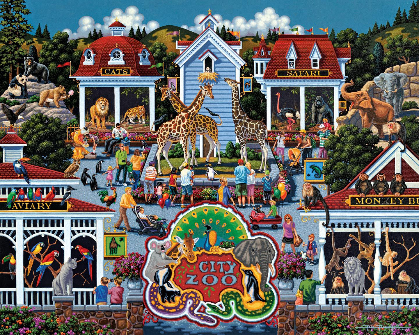 Day at the Zoo Animals Jigsaw Puzzle