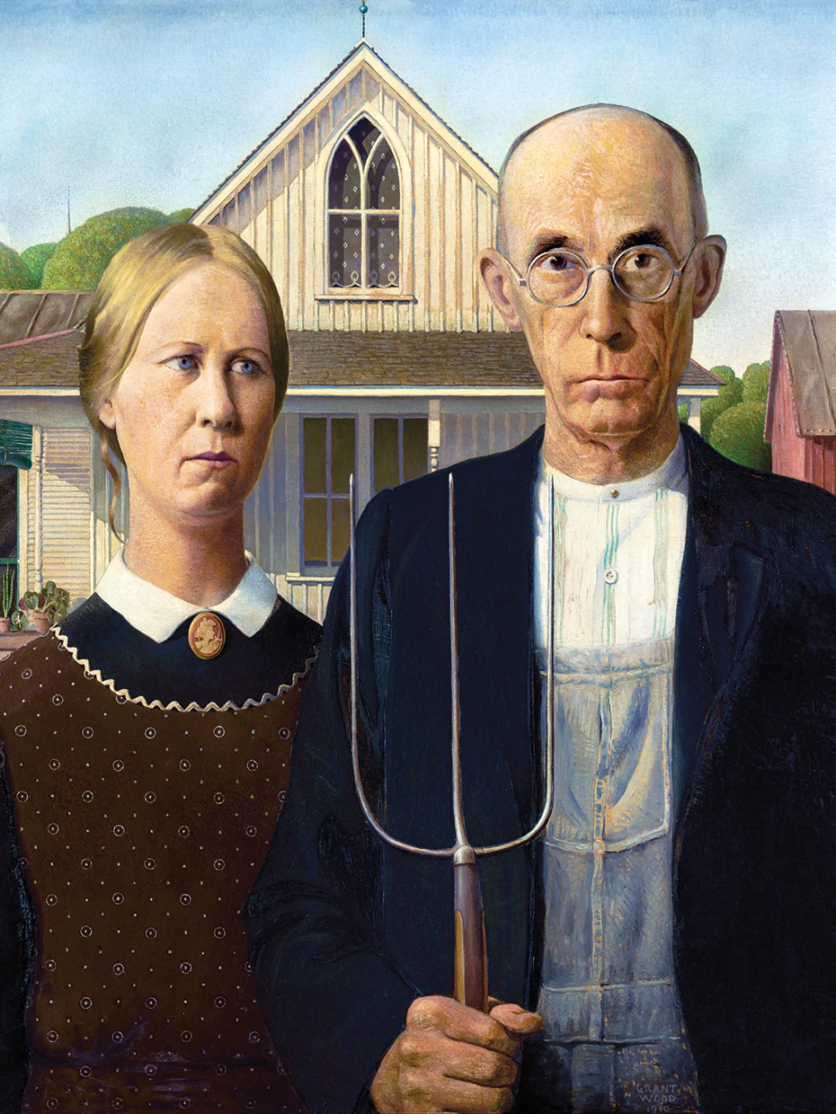 American Gothic by Grand Wood Fine Art Jigsaw Puzzle
