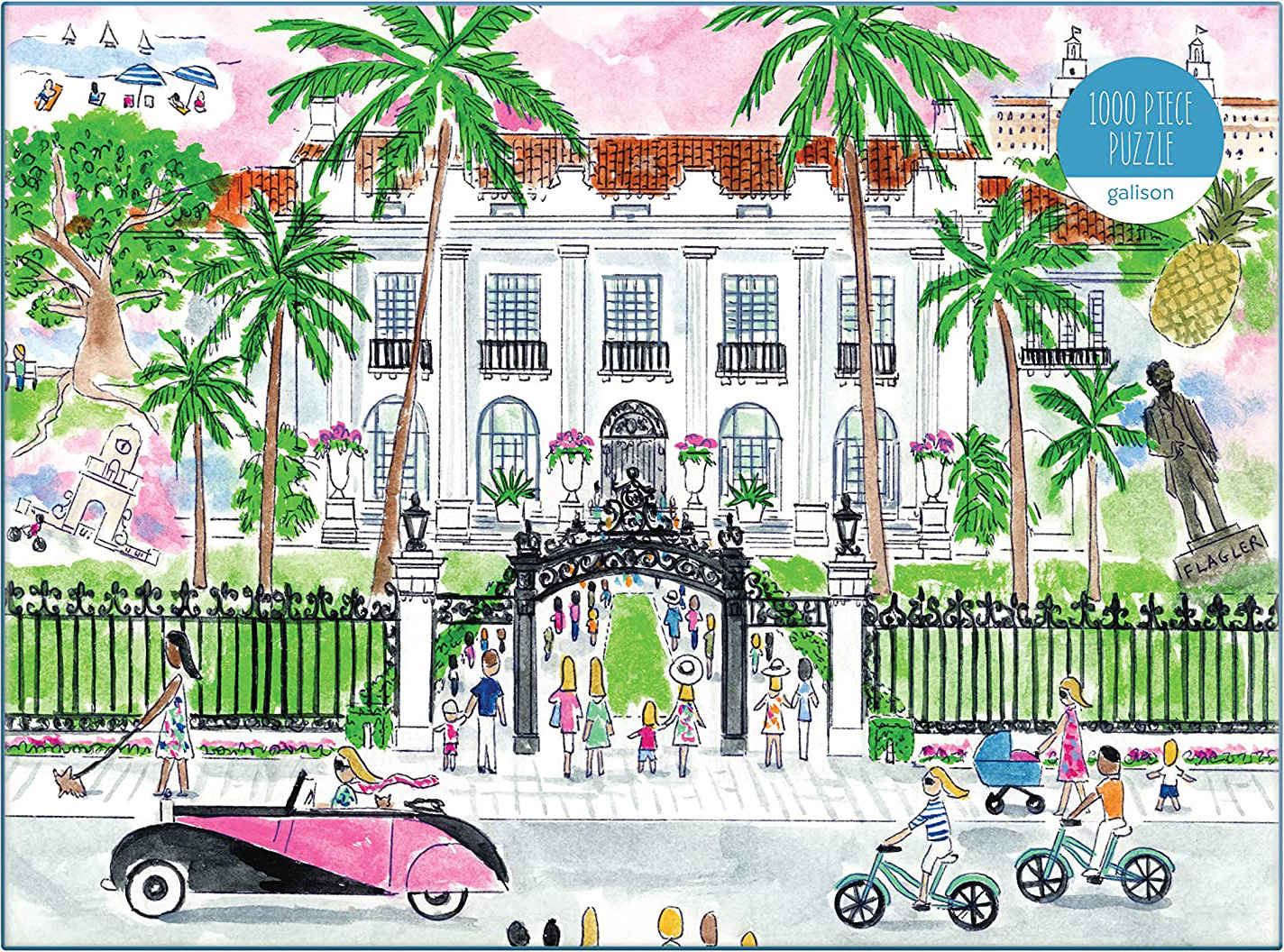 A Sunny Day in Palm Beach Summer Jigsaw Puzzle