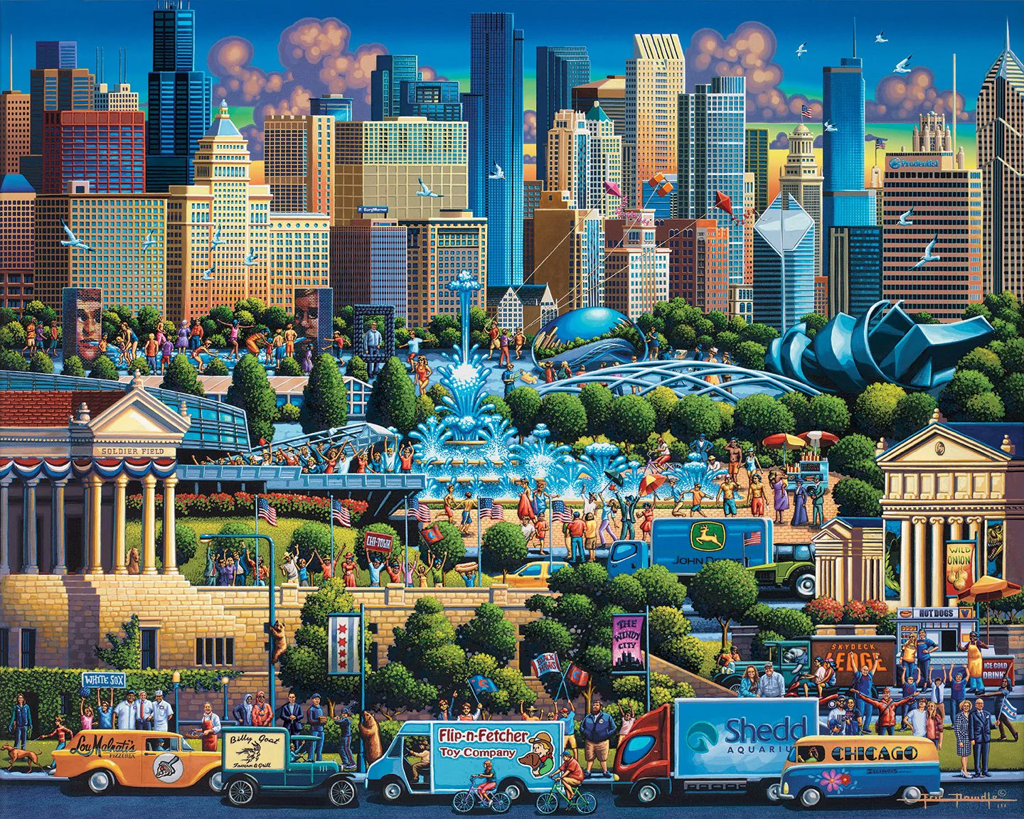 Chicago Travel Jigsaw Puzzle