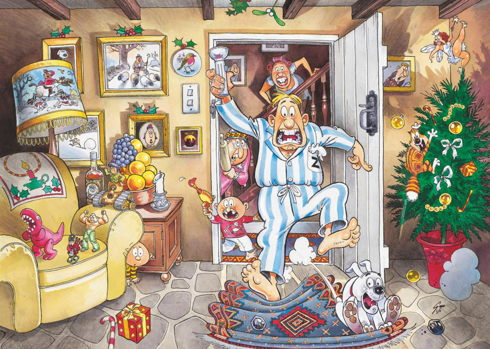Wasgij Christmas 1: Special Delivery Humor Jigsaw Puzzle