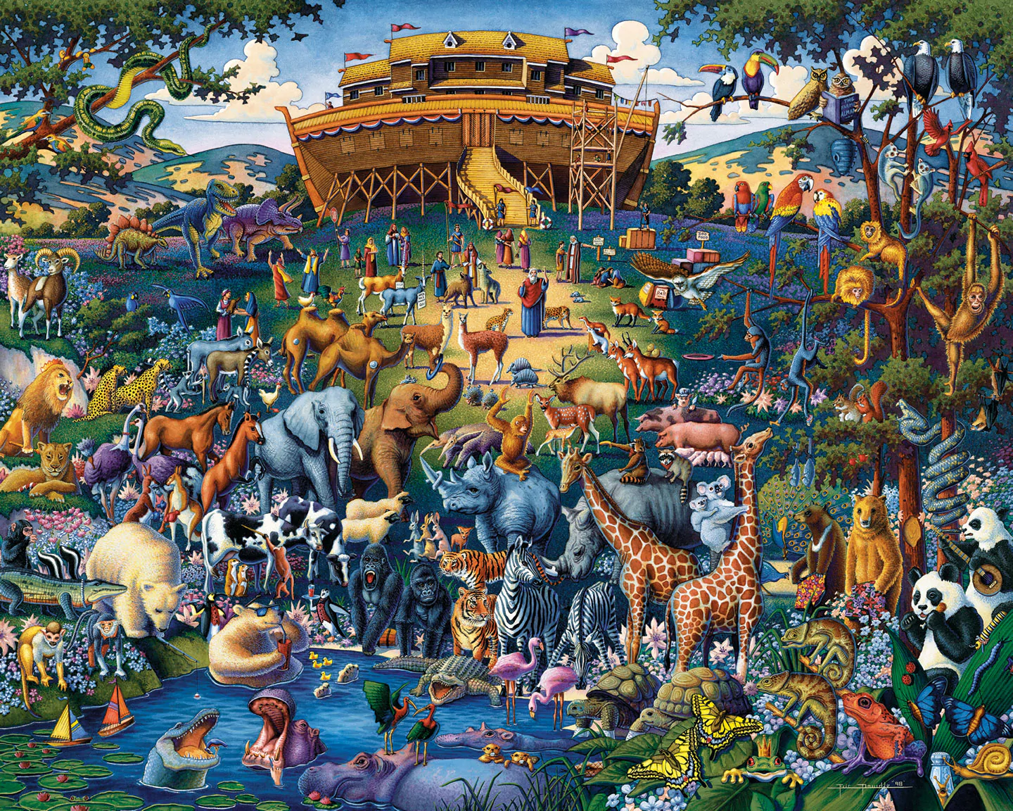 Noah's Ark Animals Jigsaw Puzzle