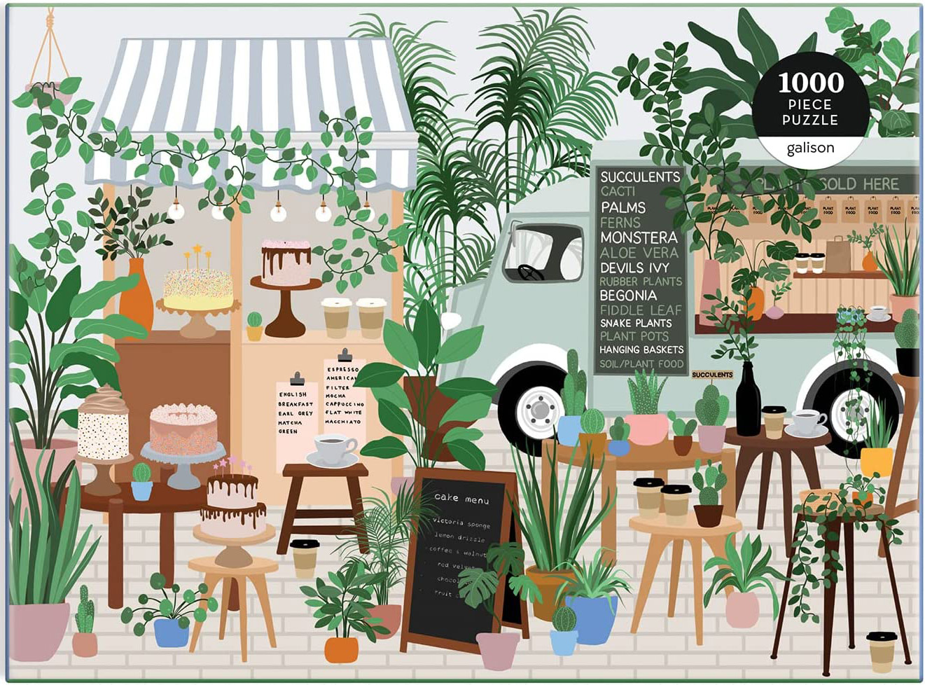 Plant Cafe Flower & Garden Jigsaw Puzzle