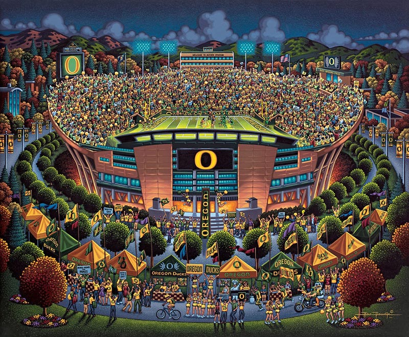 University of Oregon Ducks Sports Jigsaw Puzzle
