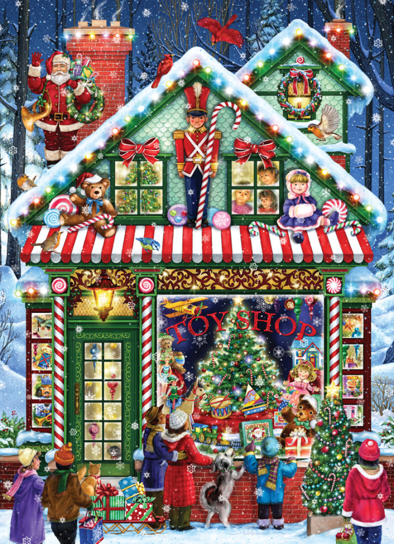 Christmas Jigsaw Puzzles 1000 Pieces - Kodak Premium Puzzle