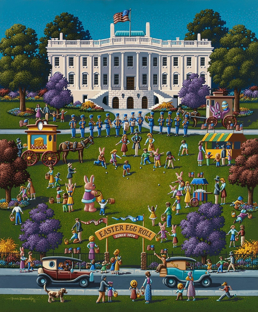 White House Easter Landmarks & Monuments Jigsaw Puzzle