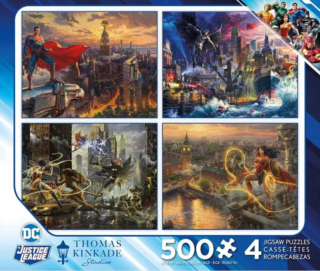 Thomas Kinkade Disney DC Comics multi pack set 15 Movies & TV