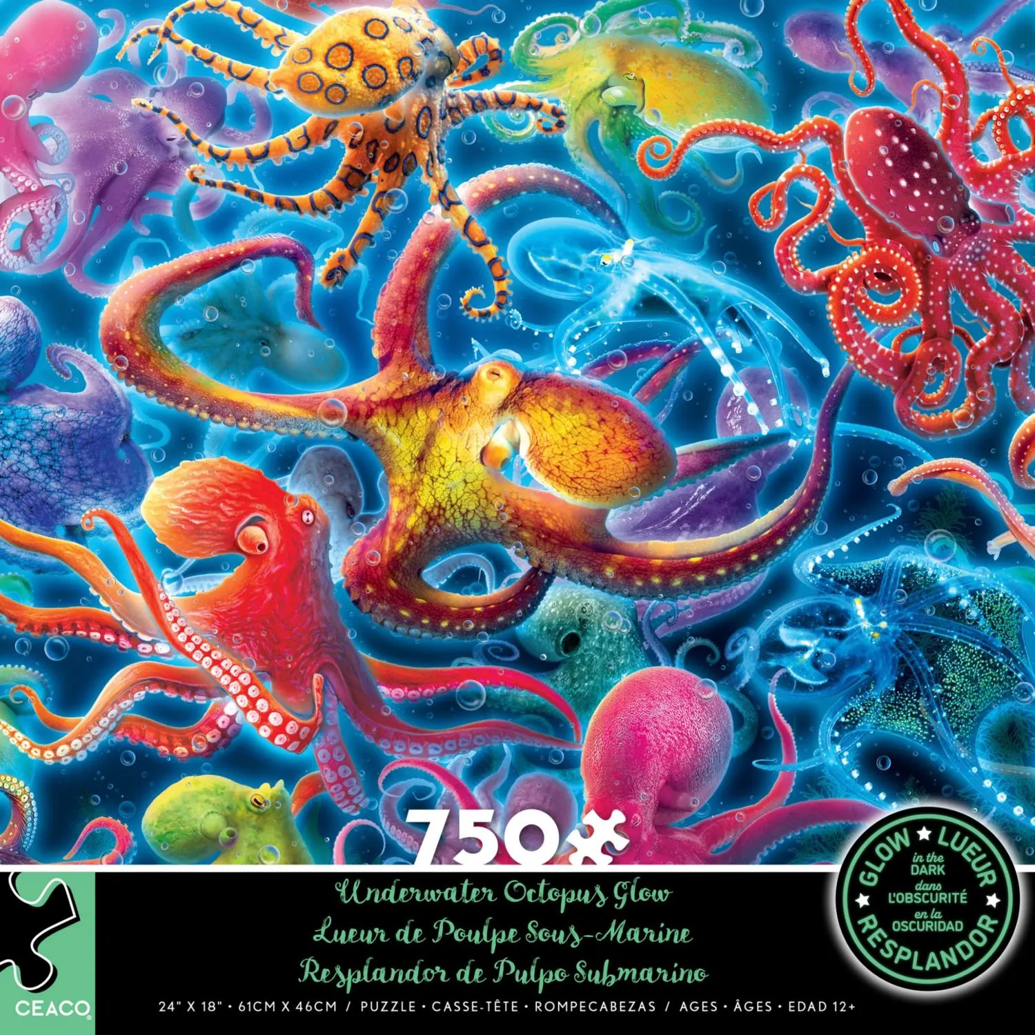 Underwater Octopus Glow