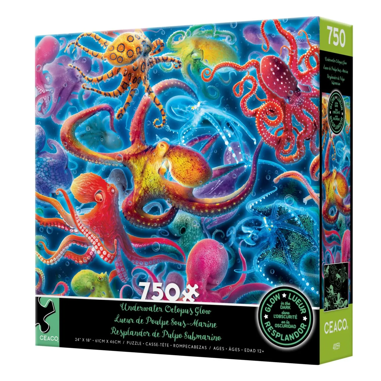 Underwater Octopus Glow