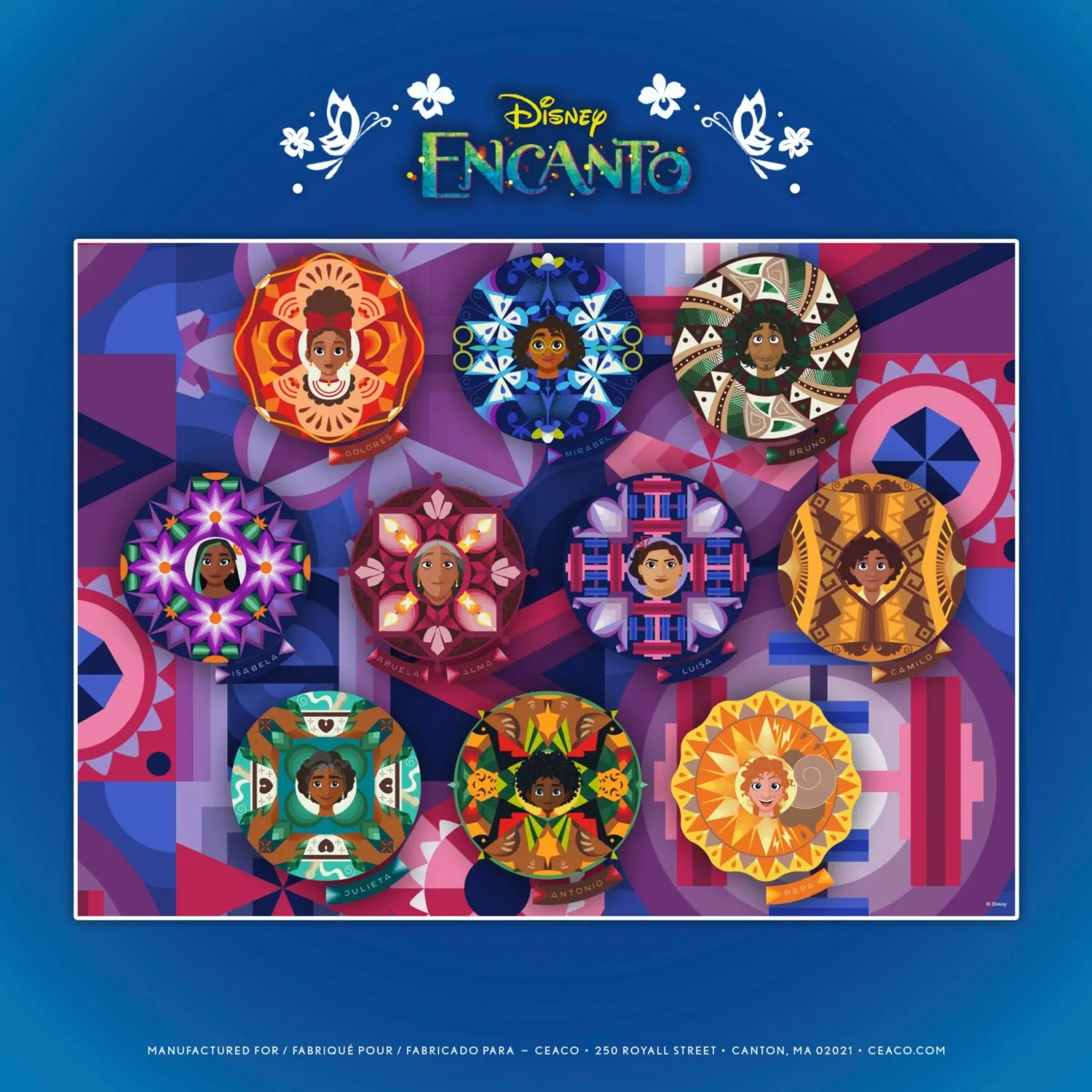 Disney Encanto Mandala Familia