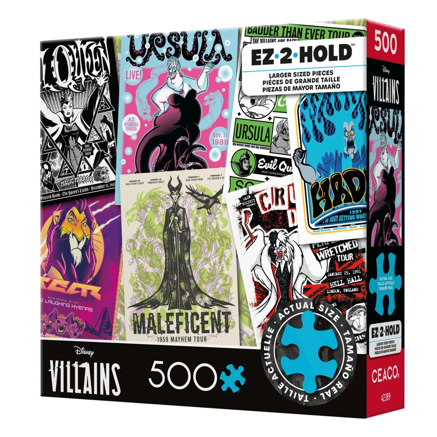 Disney Villains Gig Posters