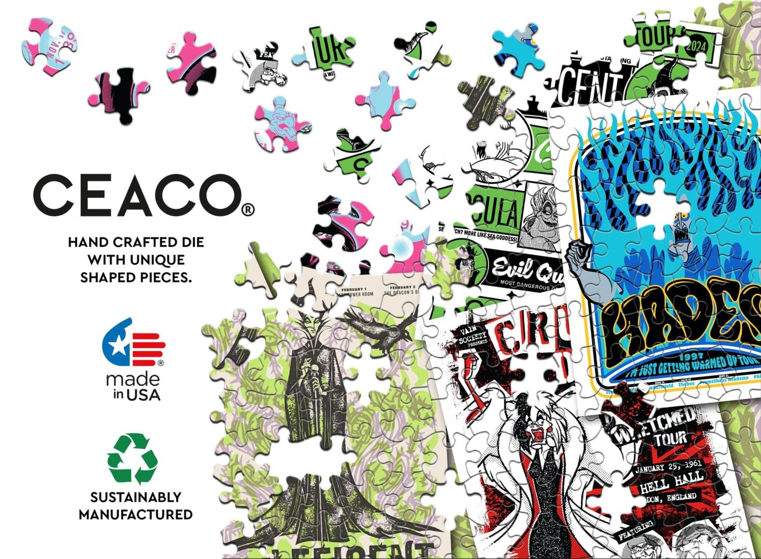 Disney Villains Gig Posters