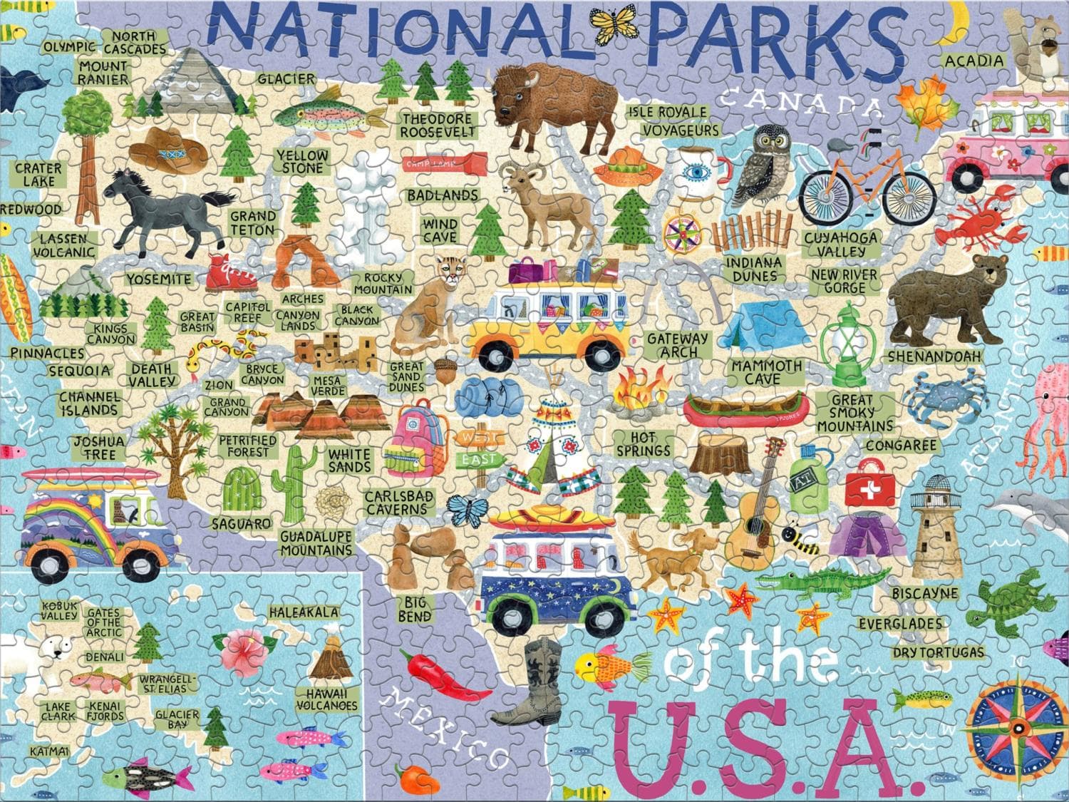 National Parks Map