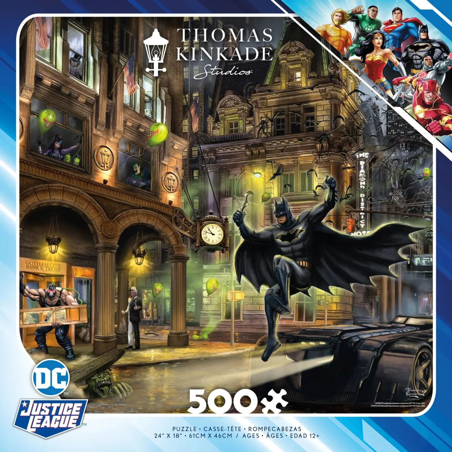 Batman Gotham City (Thomas Kinkade DC)