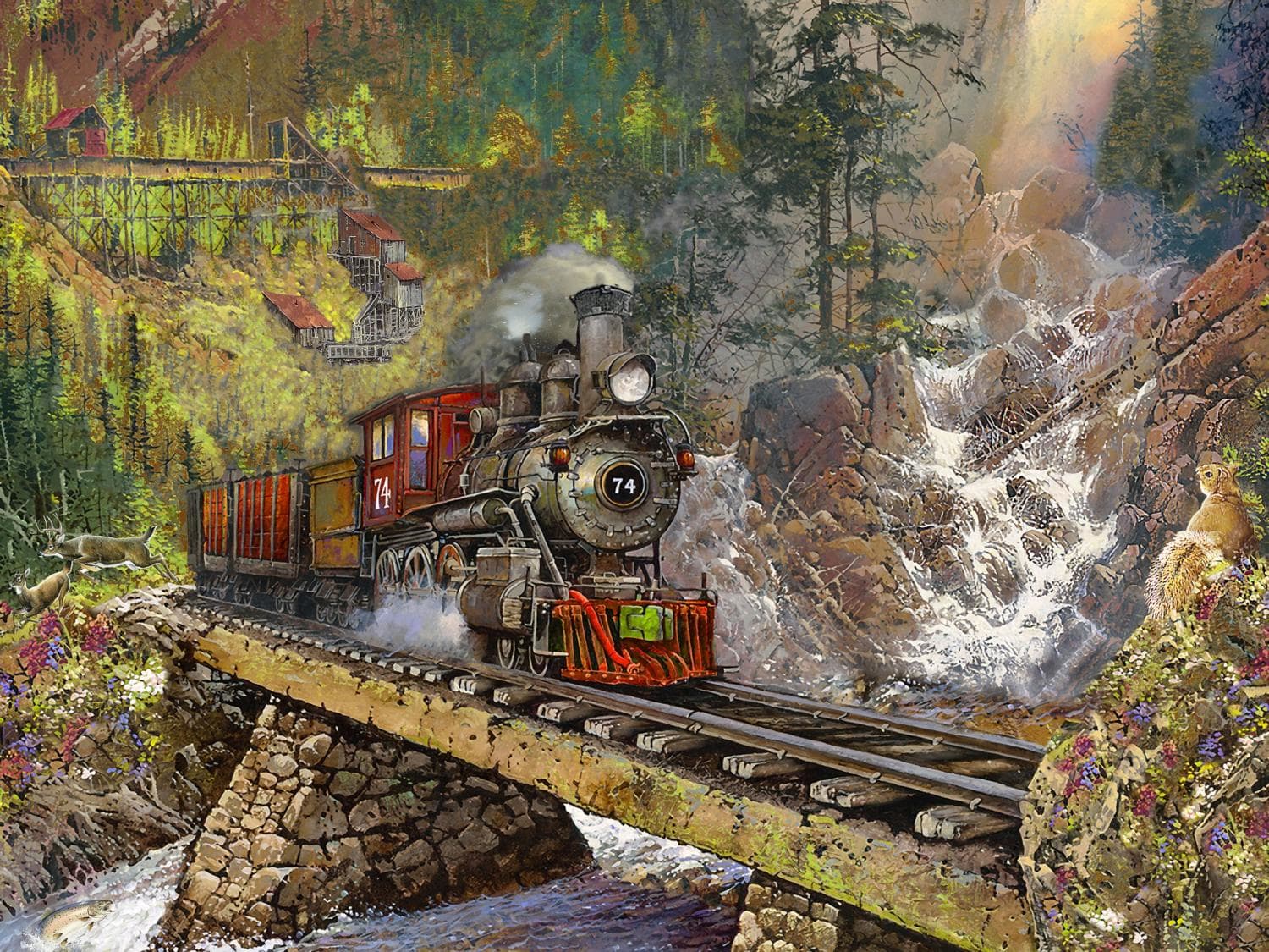 Engine 74 (Ted Blaylock) Train