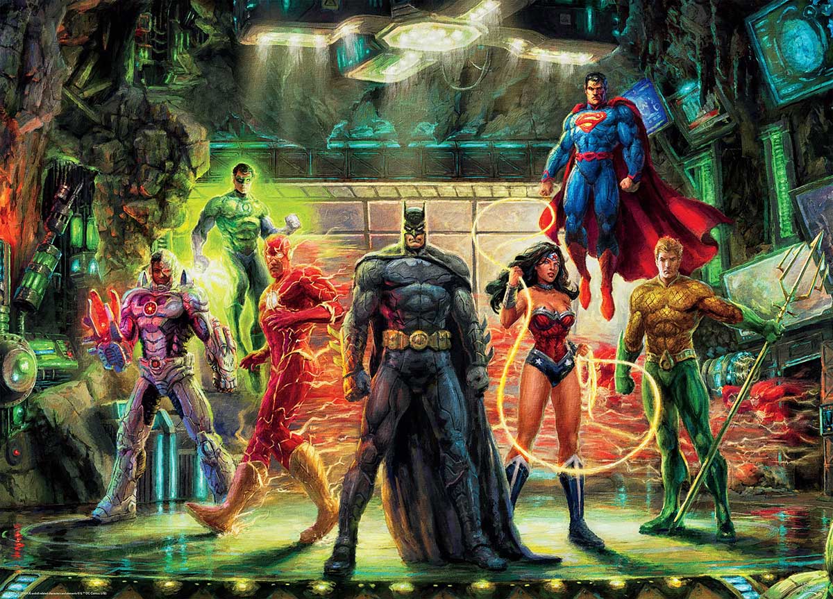 The Justice League Superheroes Jigsaw Puzzle