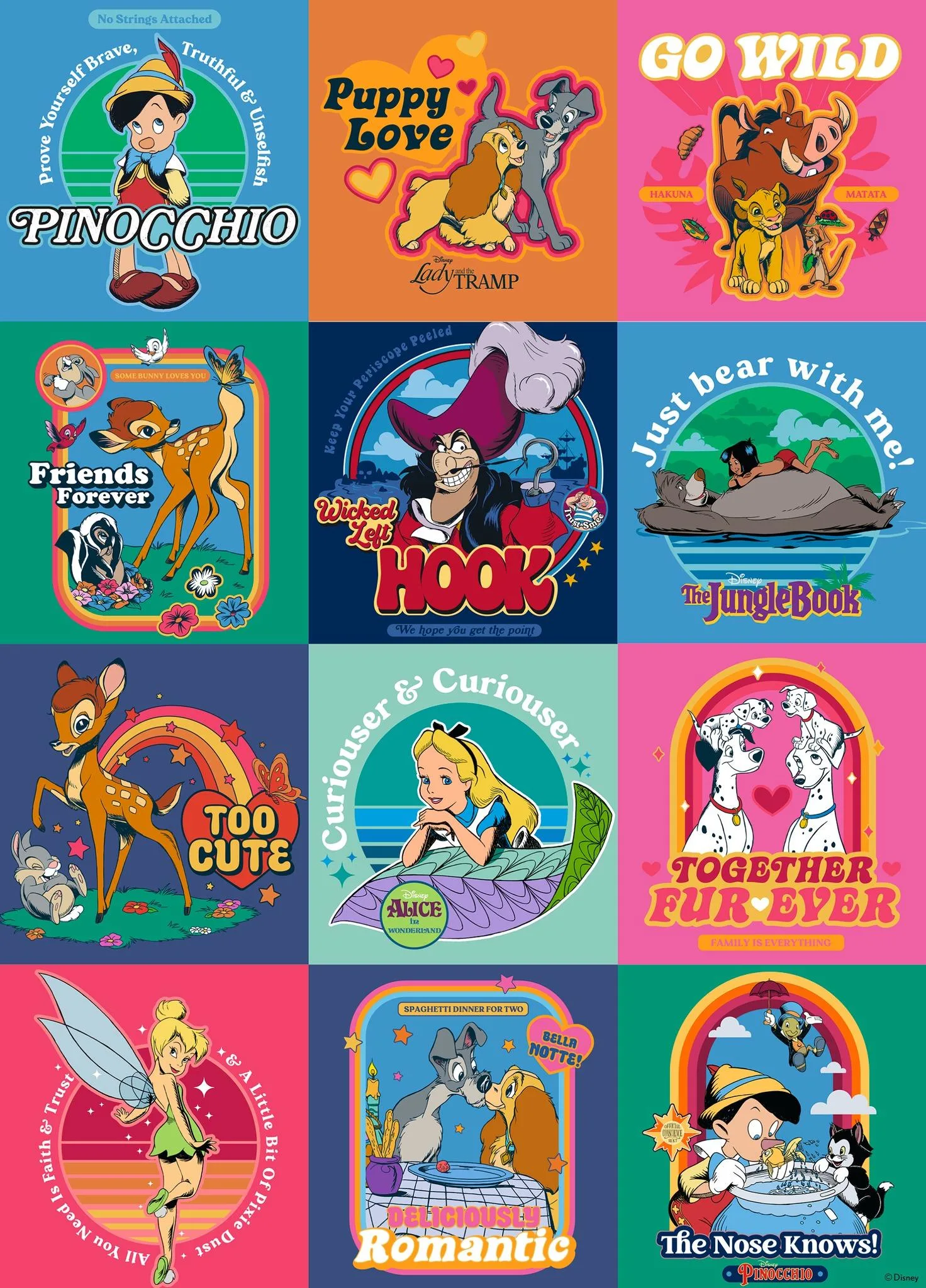 Storybook Squares Disney