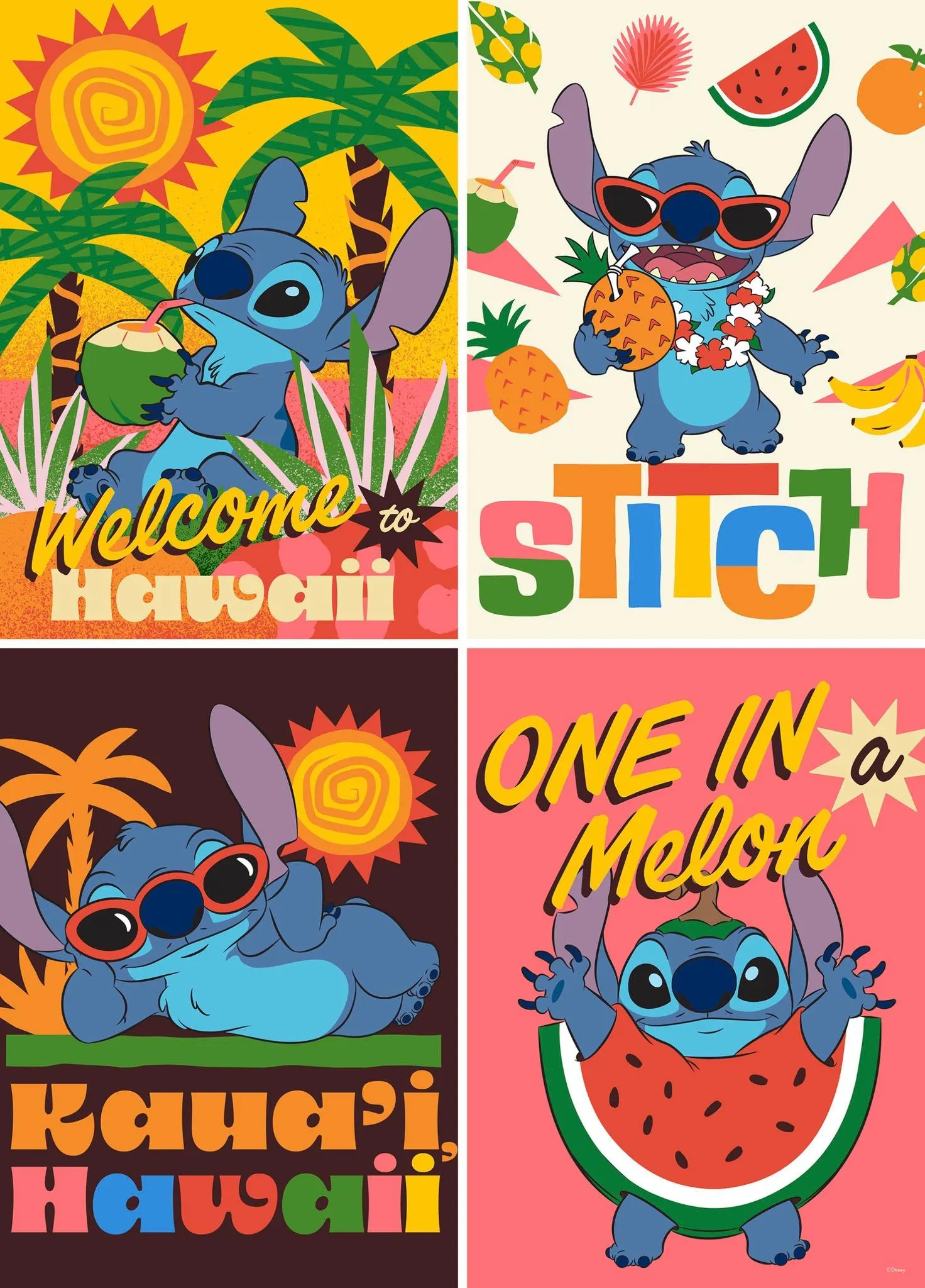 Stitch Collage Disney