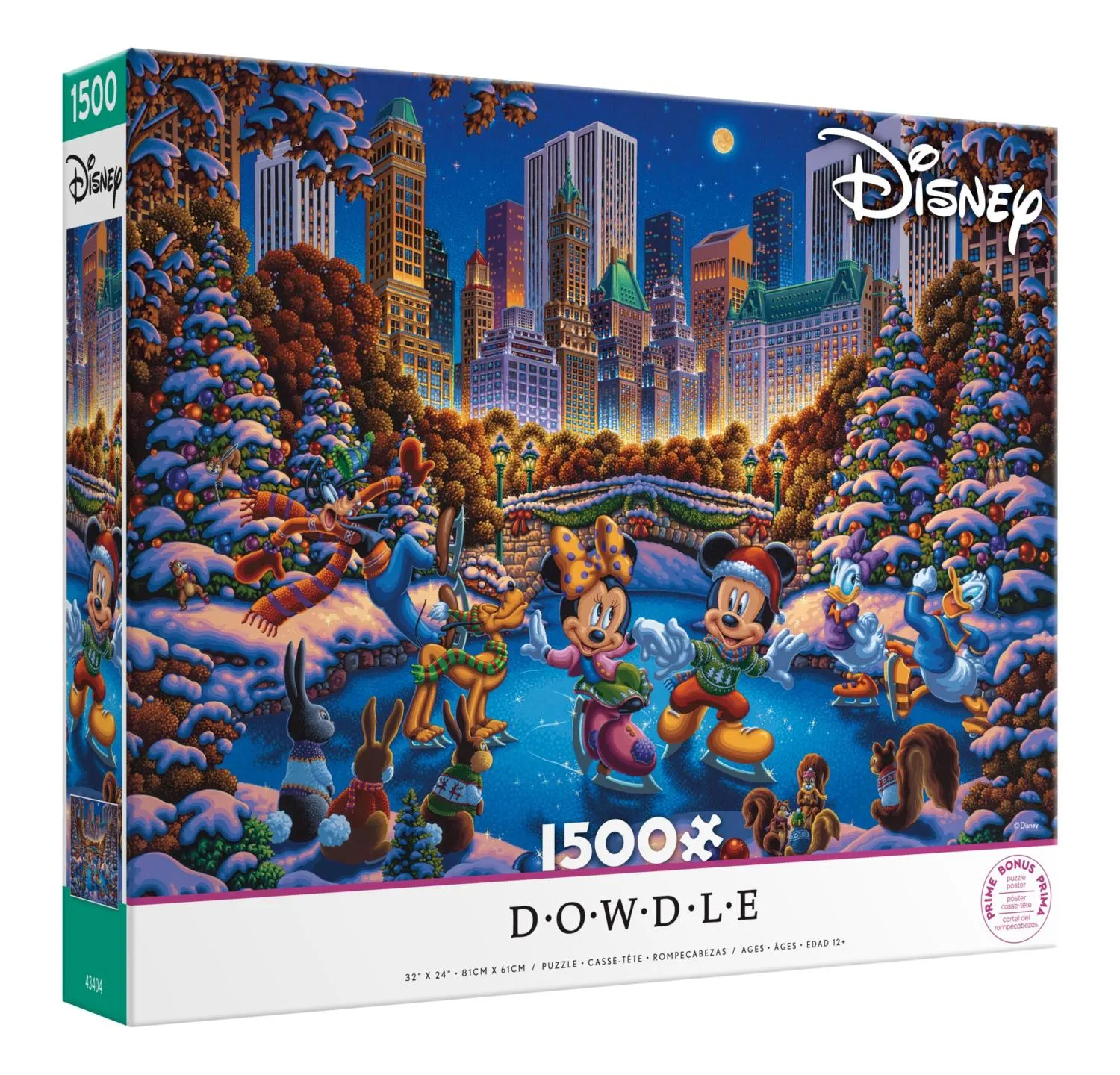 Mickey and Friends Skating in Central Park