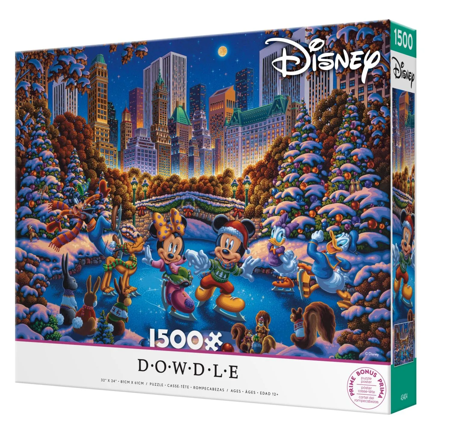 Mickey and Friends Skating in Central Park