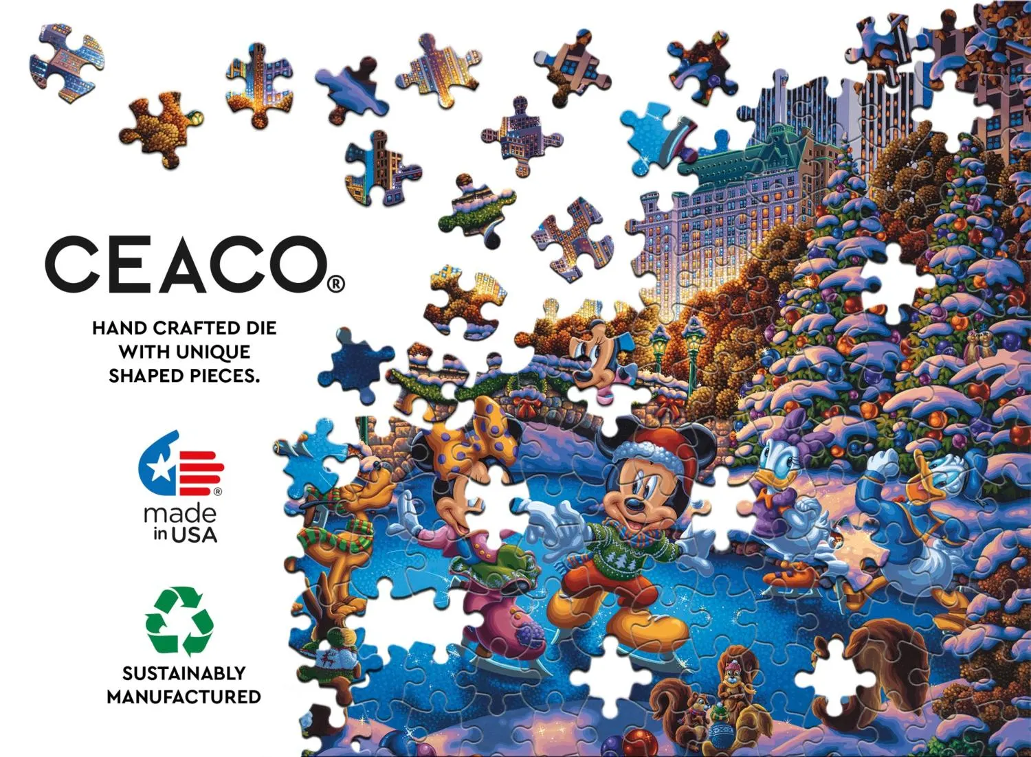 Mickey and Friends Skating in Central Park