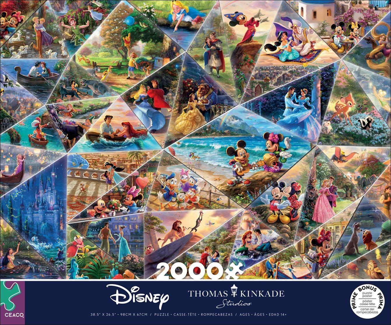 Thomas Kinkade Disney Collage
