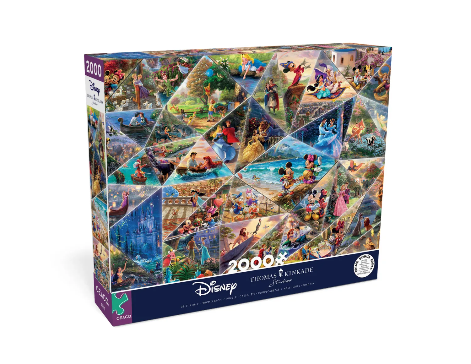 Thomas Kinkade Disney Collage