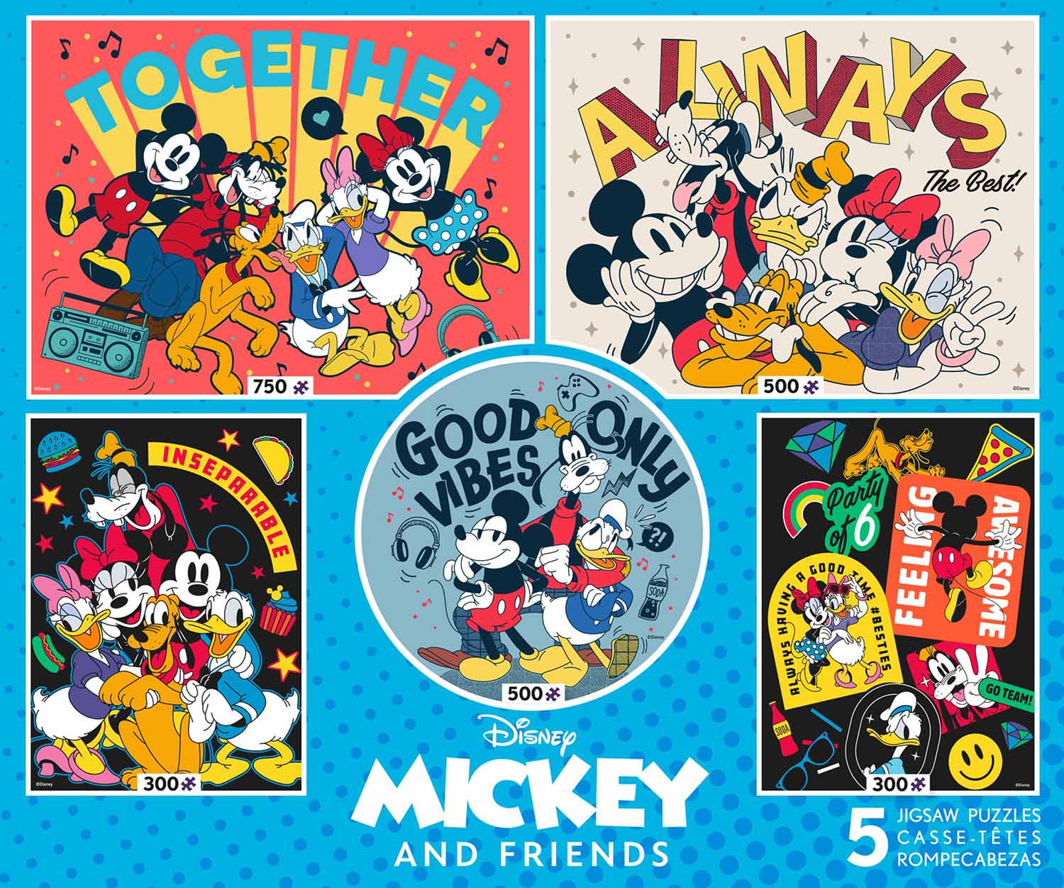 Disney Magic Mickey - 5 In 1 Disney Jigsaw Puzzle