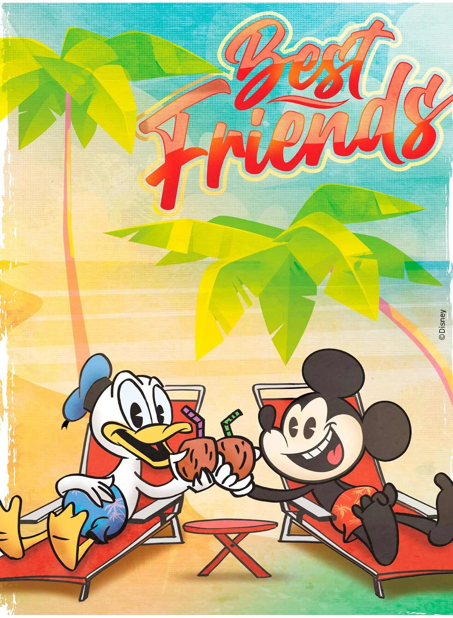 Disney Little Mickey and Donald Posters