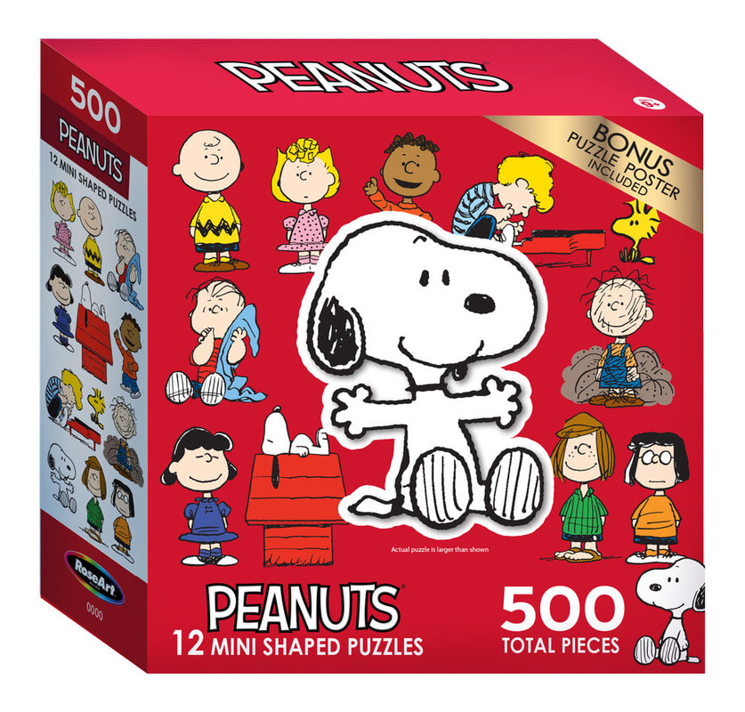 Peanuts - Snoopy 12 Mini Shaped Puzzles Movies & TV