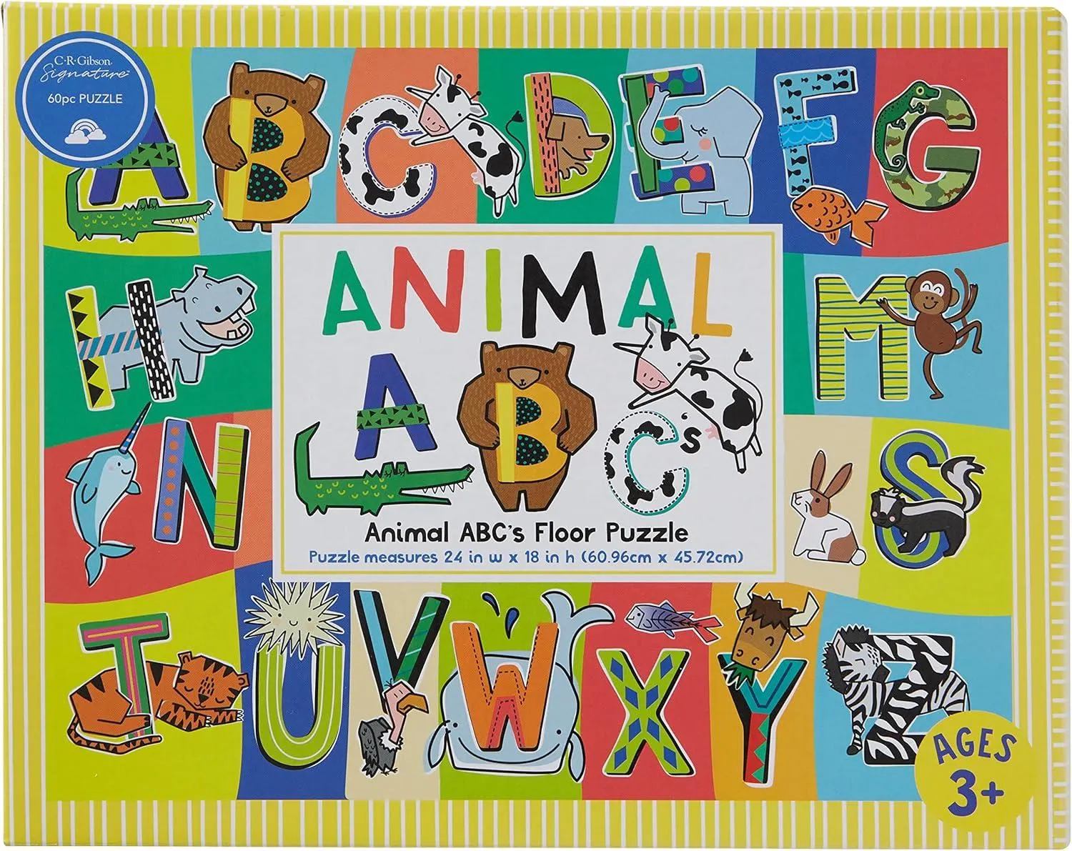 Animal Abcs Floor Puzzle Educational