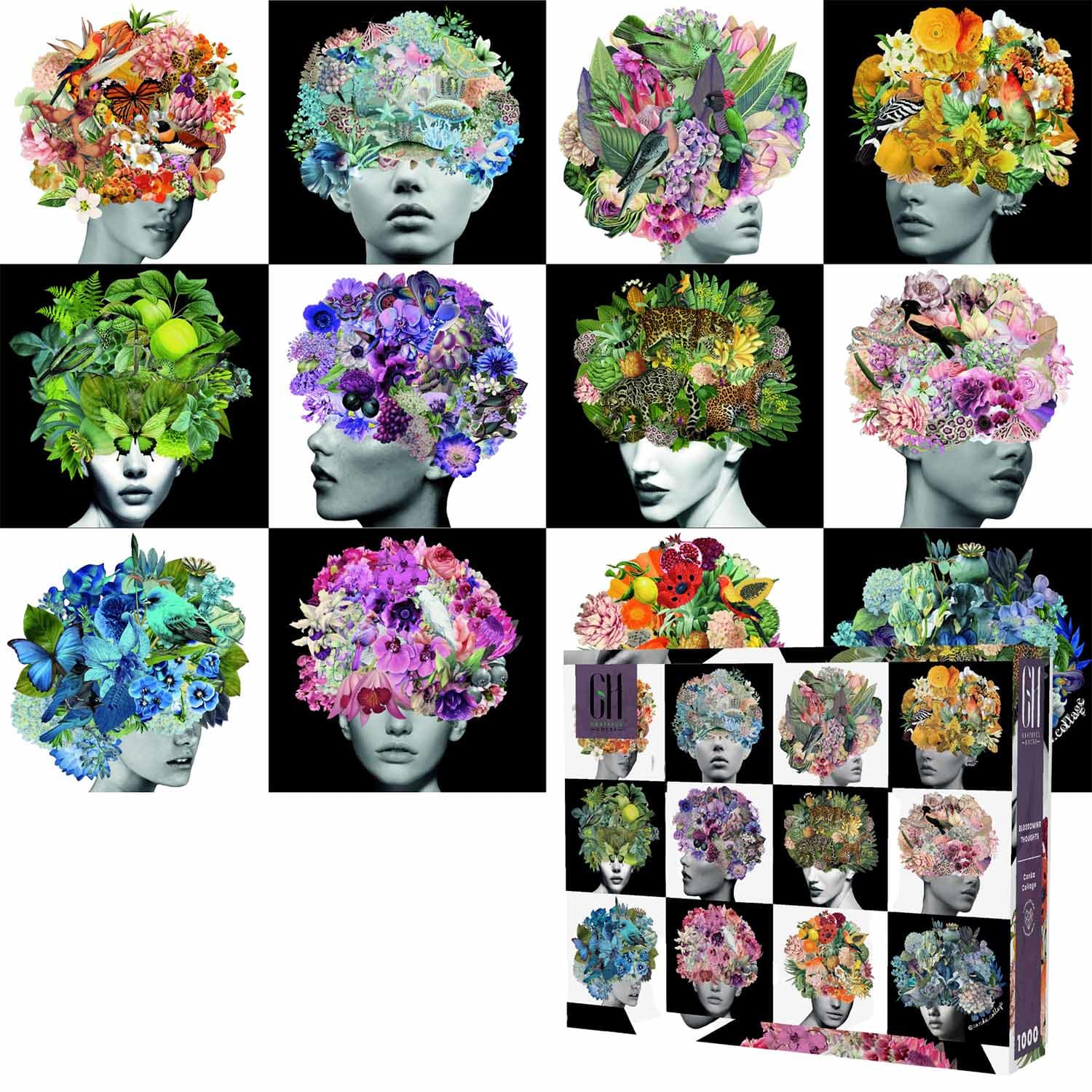 Blossoming Thoughts by Conka Collage