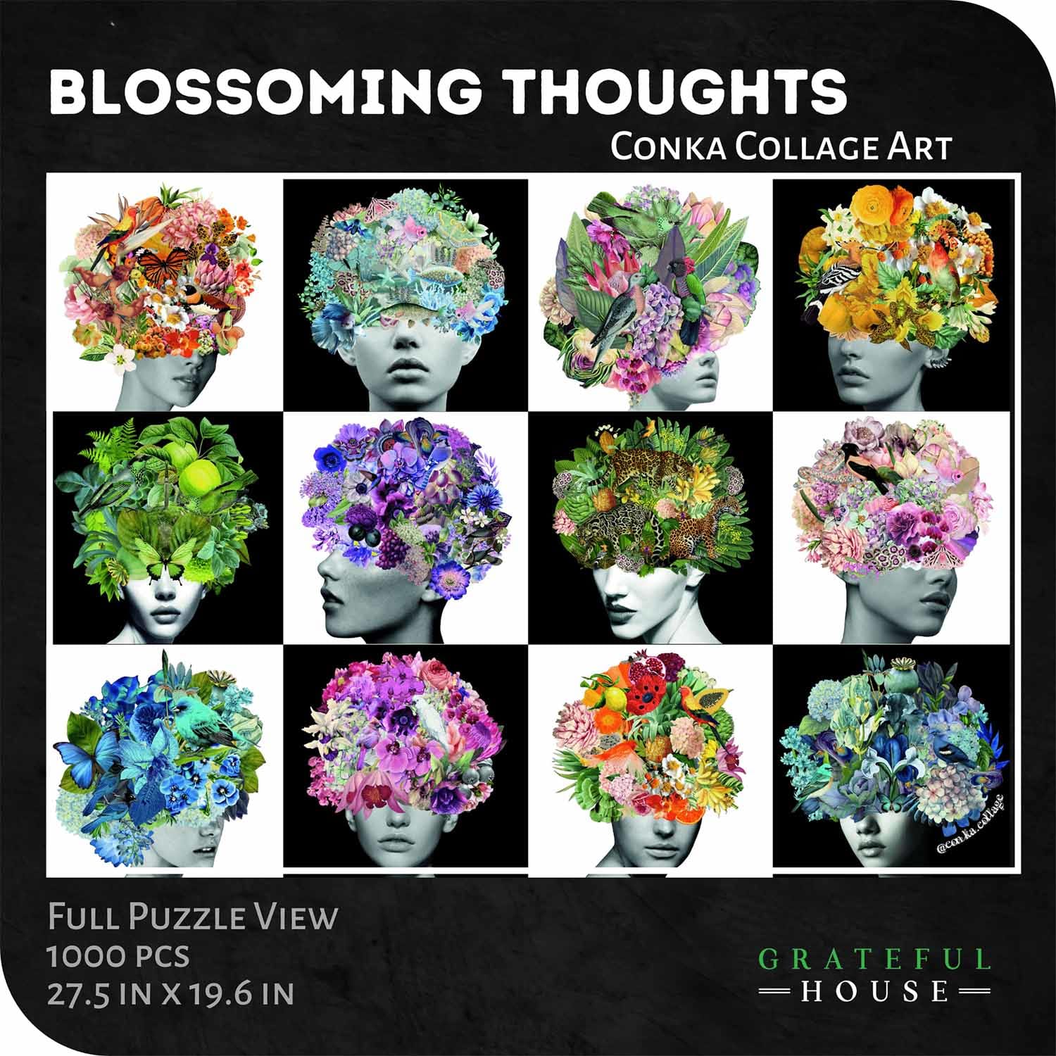 Blossoming Thoughts by Conka Collage