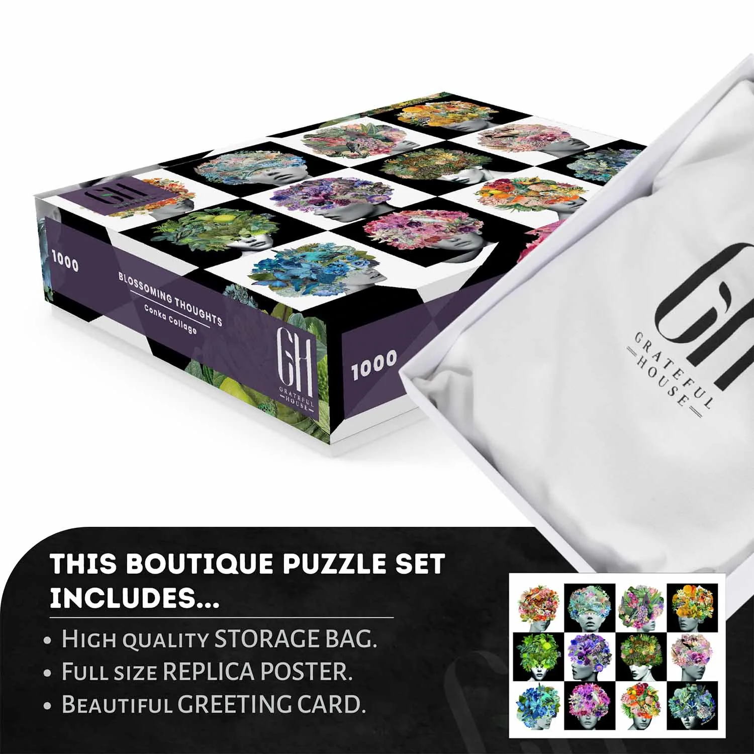 Blossoming Thoughts by Conka Collage