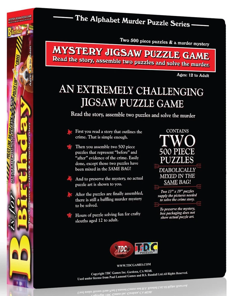 B is for Birthday! (Mystery Puzzle)