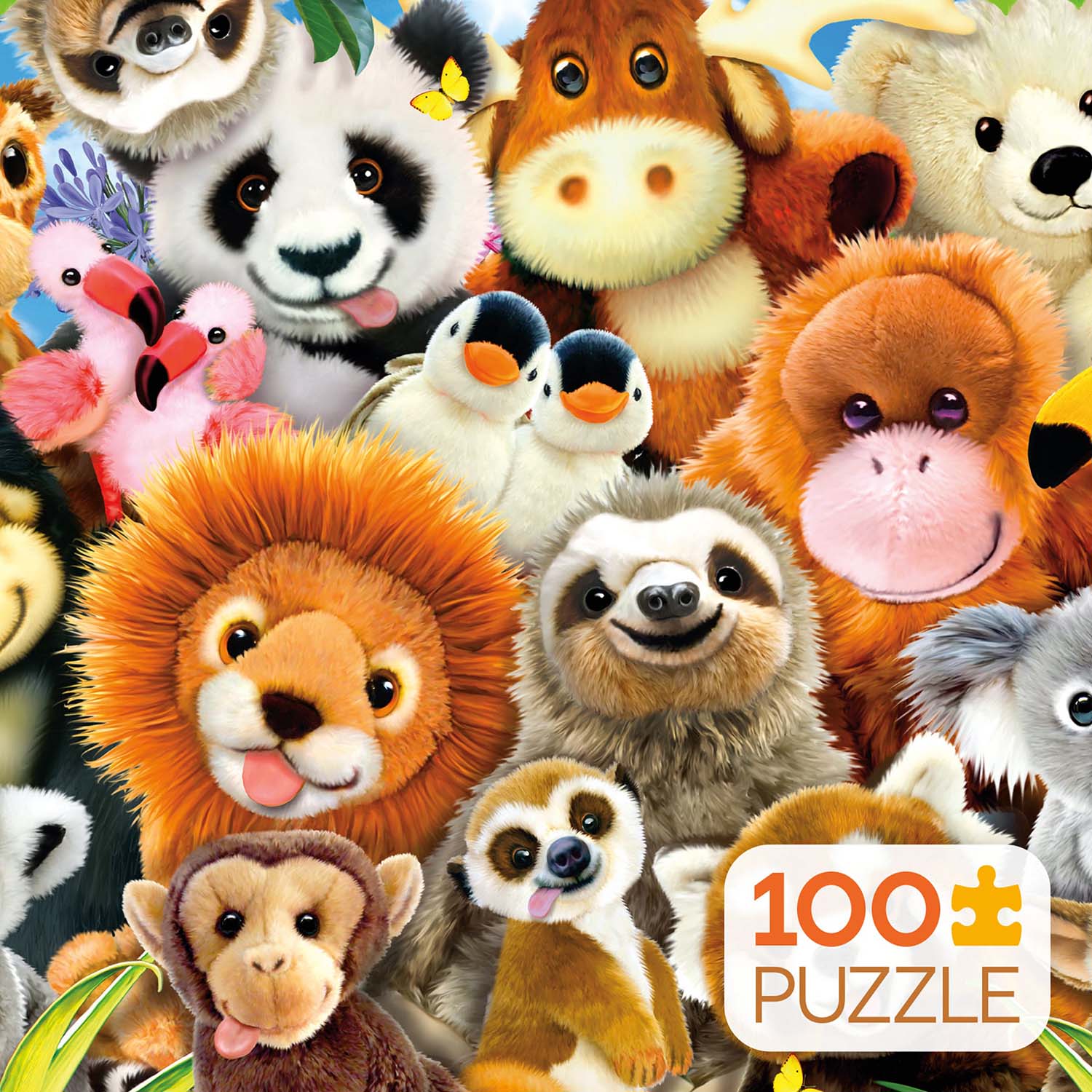 Plushie Parade Animals Jigsaw Puzzle
