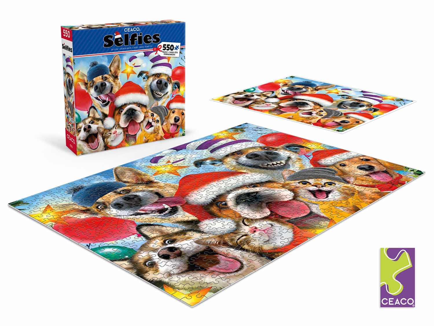 Cats and Dogs Selfies Christmas