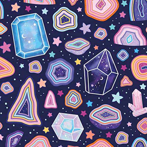 Foil Puzzle - Geode Sky Science Glitter / Shimmer / Foil Puzzles