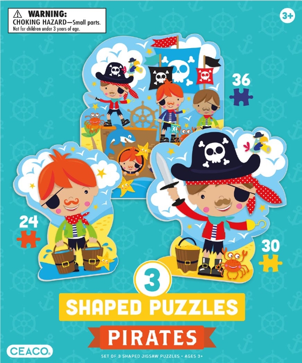 Shaped Puzzles Pirates Pirate Shaped Puzzle