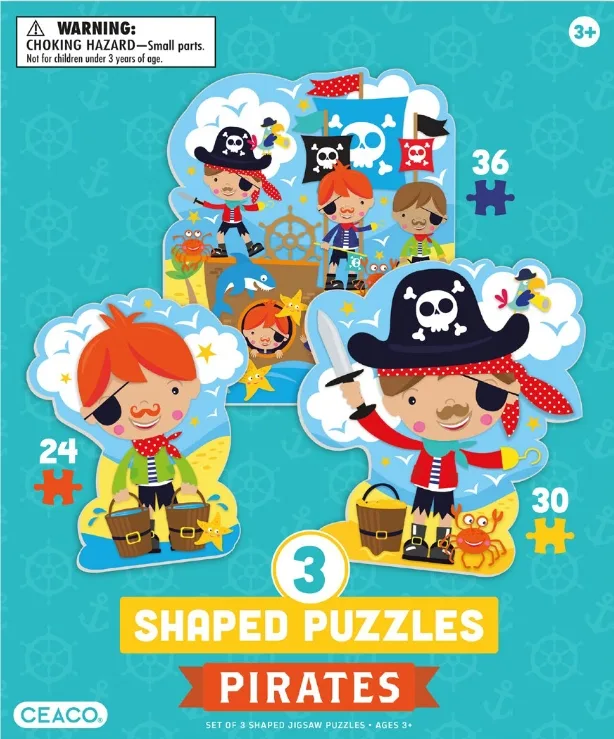 Shaped Puzzles Pirates Pirate