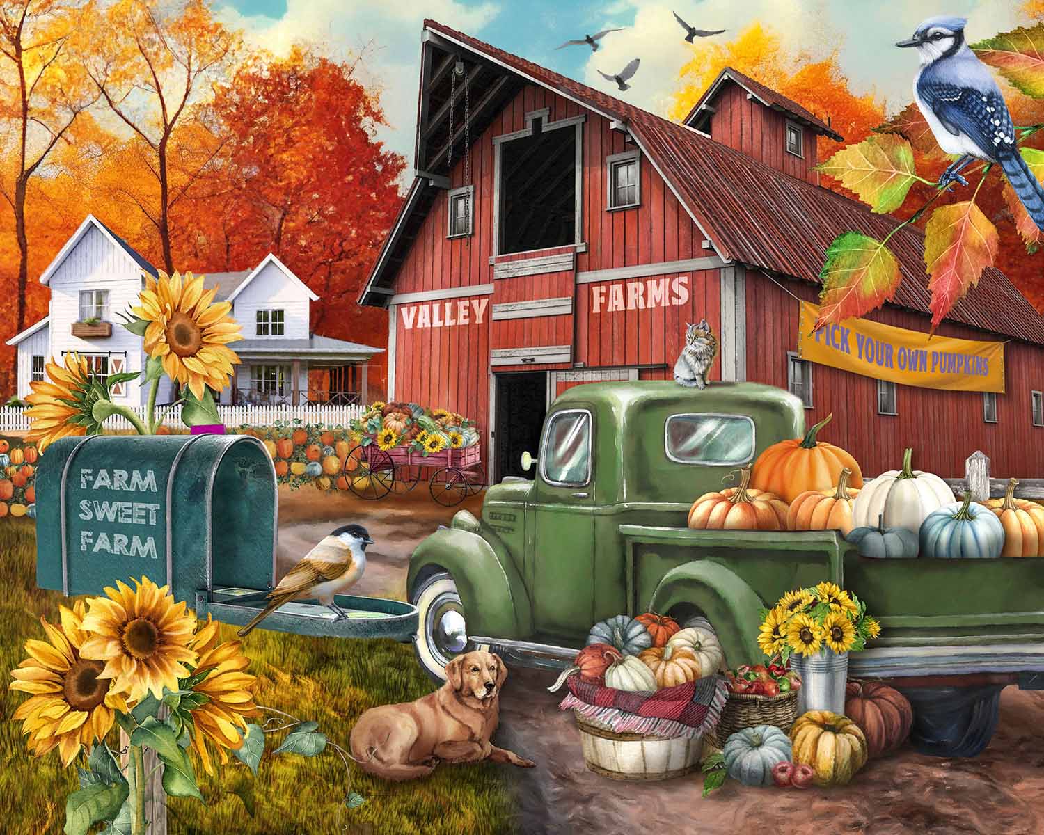 Farm Sweet Farm Farm Jigsaw Puzzle