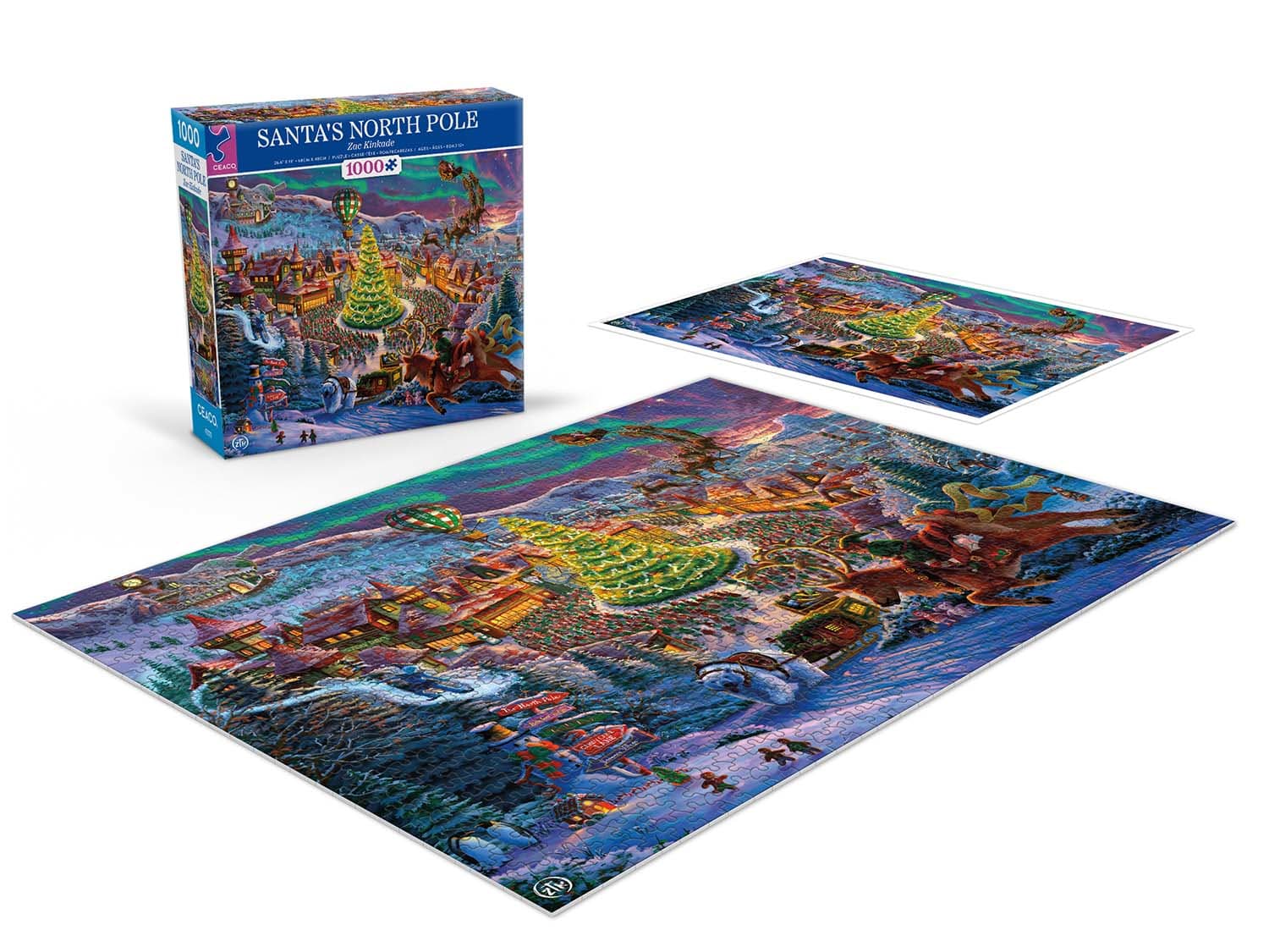 Santa's North Pole Zac Kinkade Classic Christmas