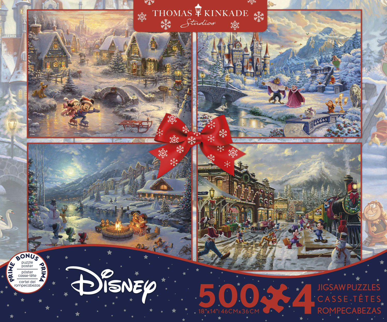 4 In 1 Thomas Kinkade Holiday Collection Christmas